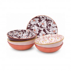 Lot de 6 assiettes creuses, OPHELIA