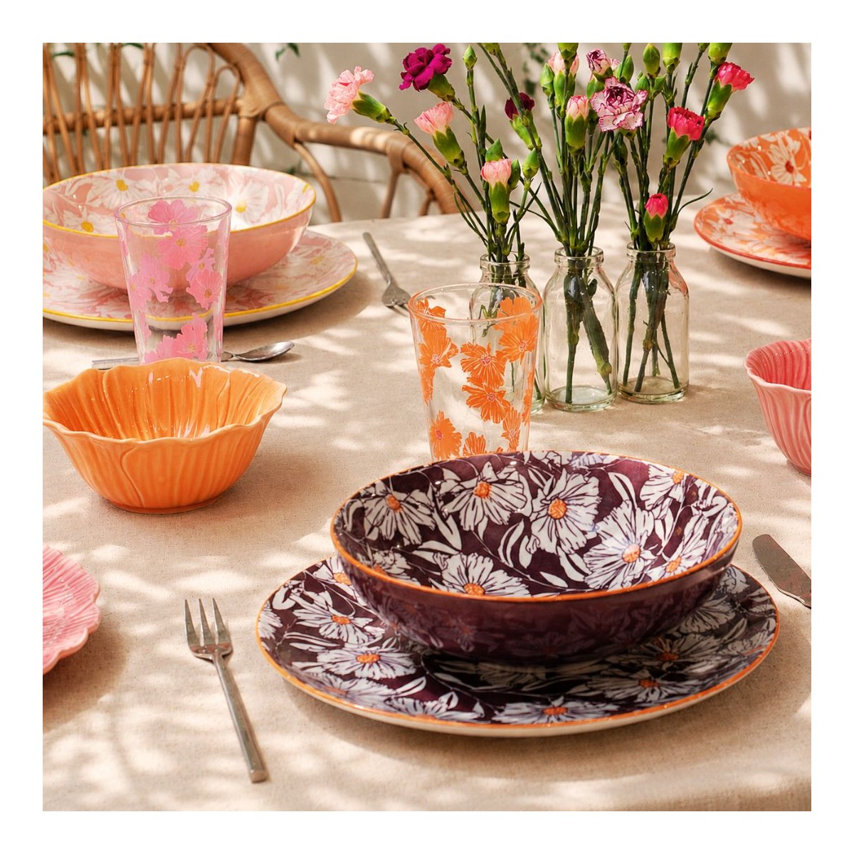 Lot de 6 assiettes creuses, OPHELIA
