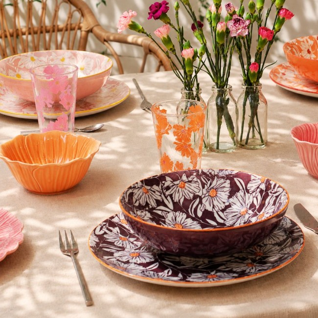 Lot de 6 assiettes creuses, OPHELIA