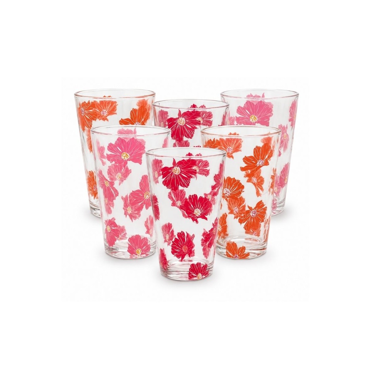 Set de 6 verres, OPHELIA