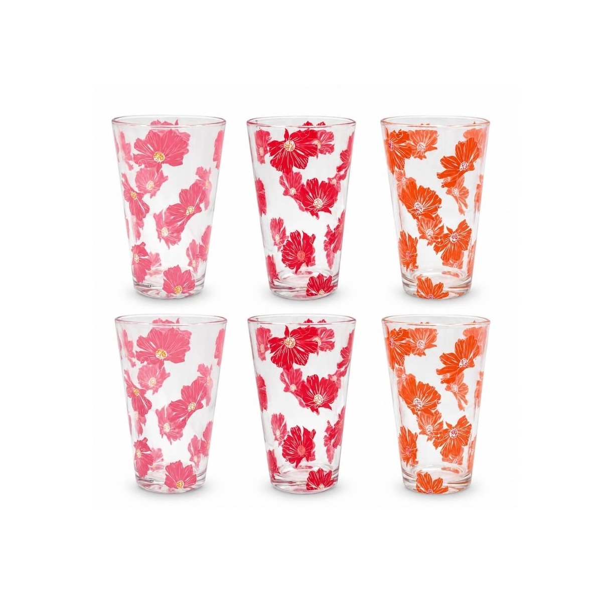 Set de 6 verres, OPHELIA