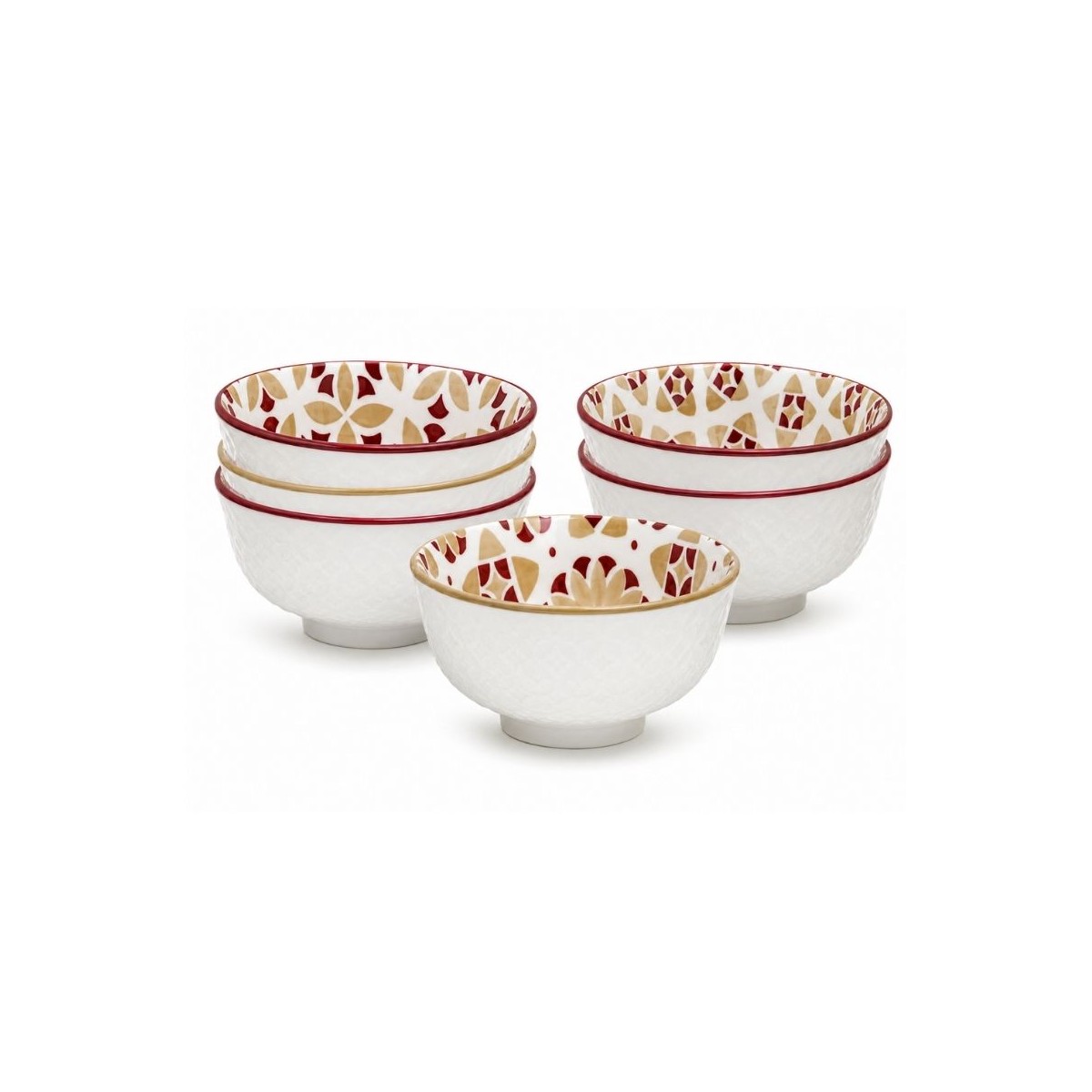 Lot de 6 petits bols, SABELA