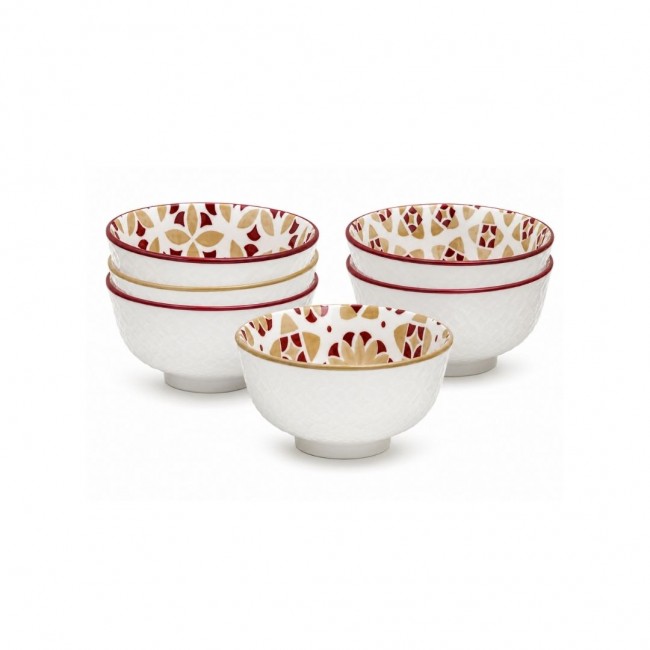 Lot de 6 petits bols, SABELA