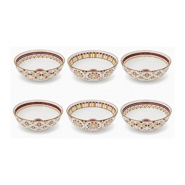 Lot de 6 assiettes creuses, SABELA
