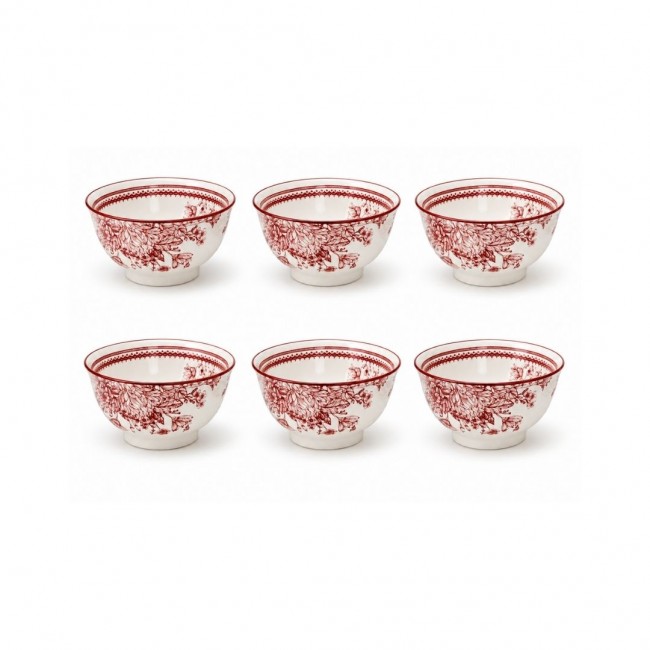 Lot de 6 petits bols, LOUISE