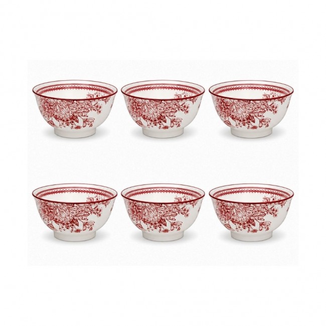 Lot de 6 bols médiums, LOUISE