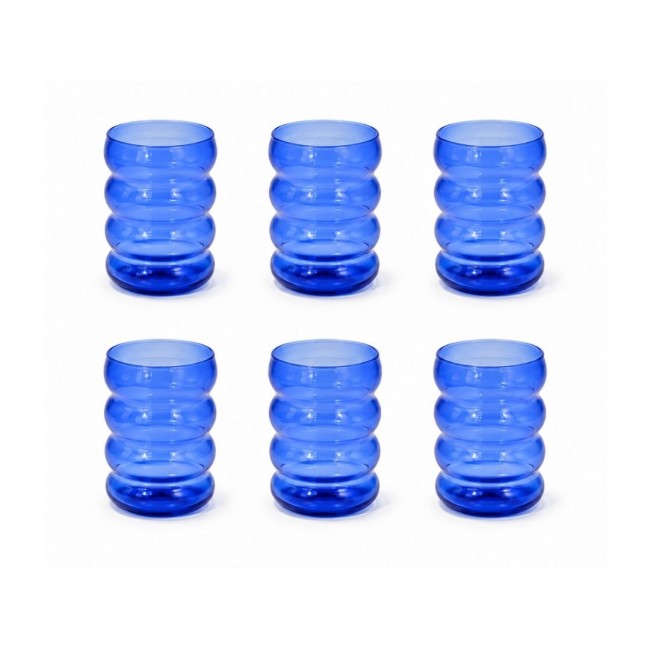 Lot de 6 verres, SANTORIN