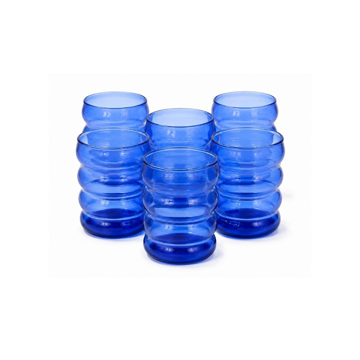 Lot de 6 verres, SANTORIN