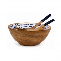 Set de 2 saladiers + couverts, SANTORIN