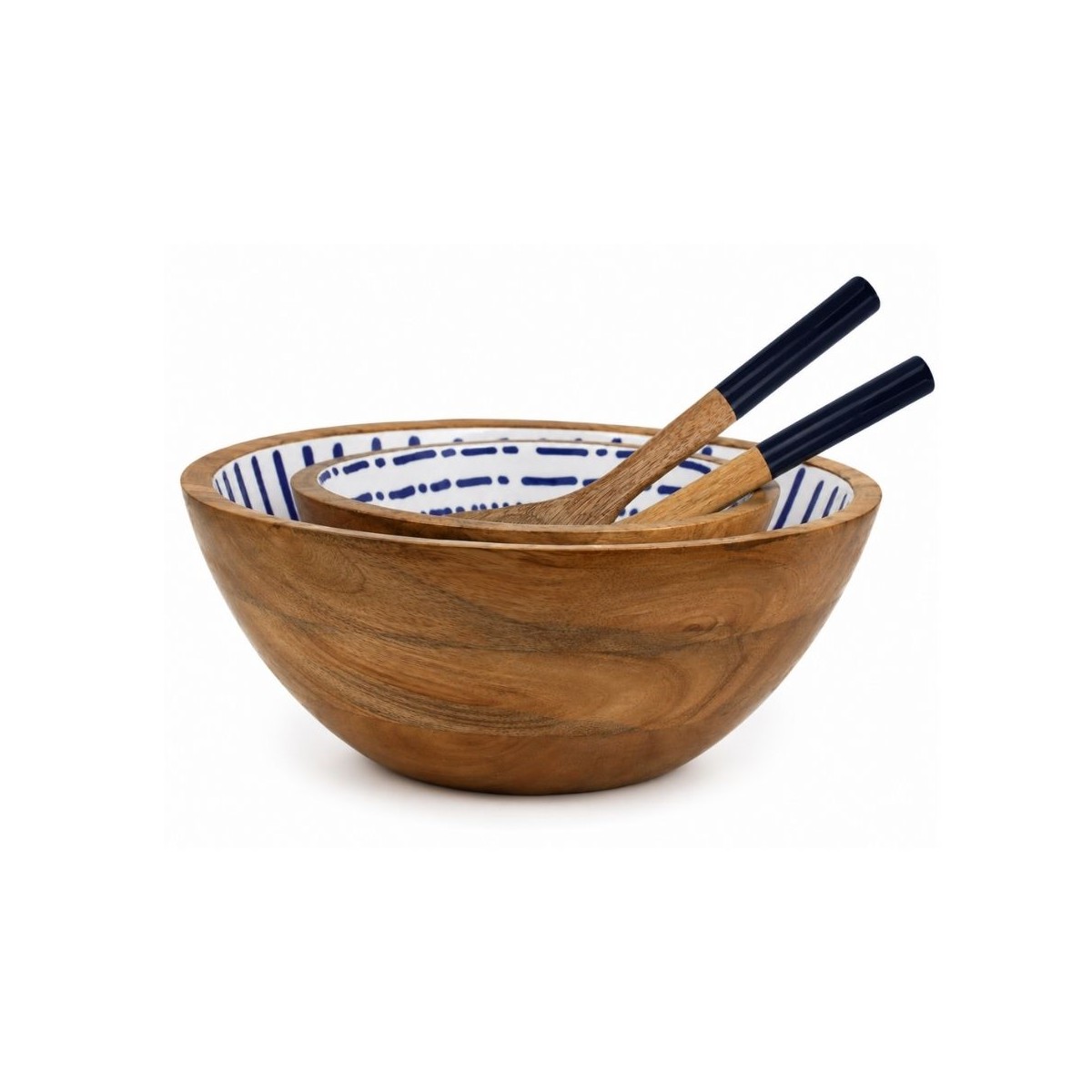 Set de 2 saladiers + couverts, SANTORIN