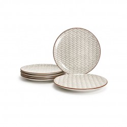 Lot de 6 petites assiettes à dessert, SLOW