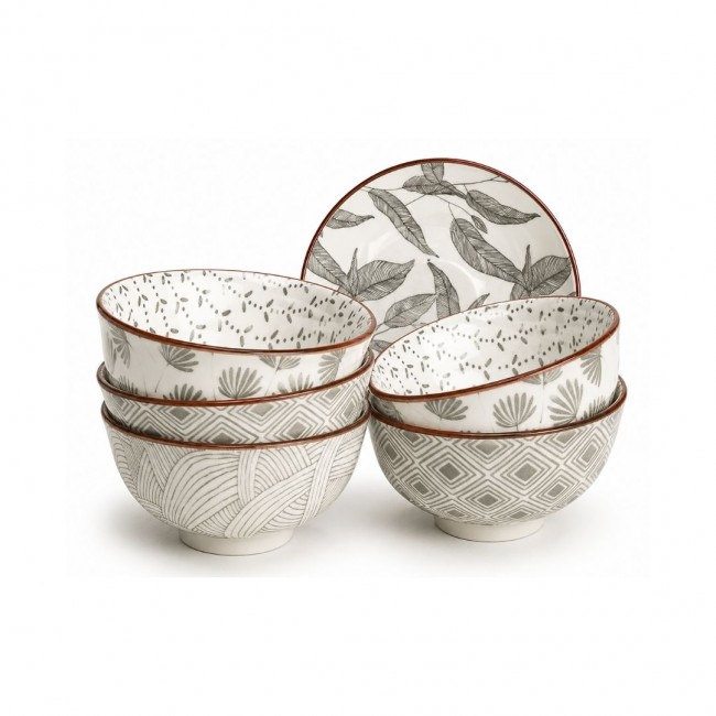 Lot de 6 bols médiums, YOKOTE