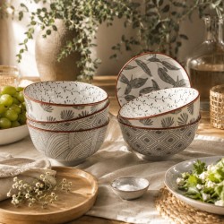 Lot de 6 bols médiums, YOKOTE