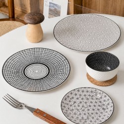 Lot de 6 assiettes à dessert, KOMAE