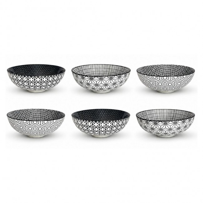 Lot de 6 assiettes creuses, KOMAE