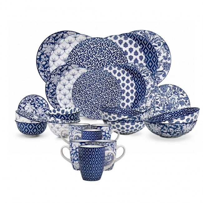 Service de vaisselle complet de 30 pièces, MAJORELLE