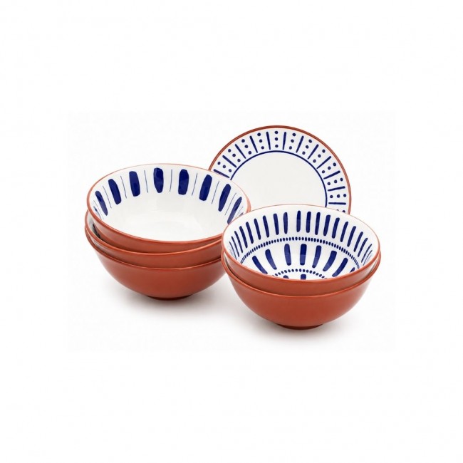 Lot de 6 petits bols, SANTORIN