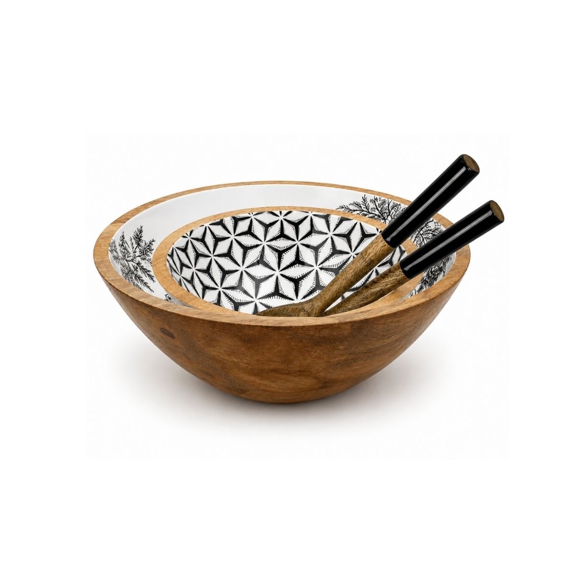 Set de 2 saladiers & couverts, SAVANA