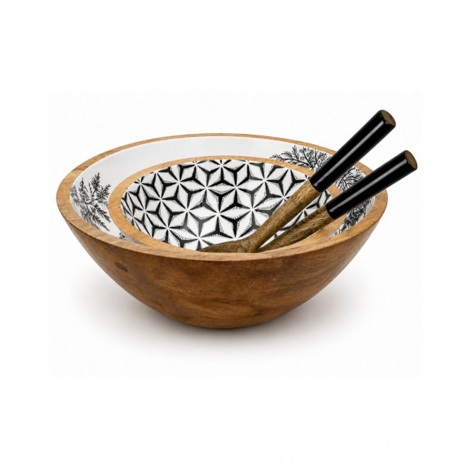 Set de 2 saladiers & couverts, SAVANA