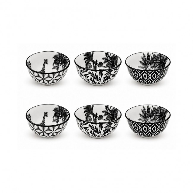 Lot de 6 petits bols, SAVANA