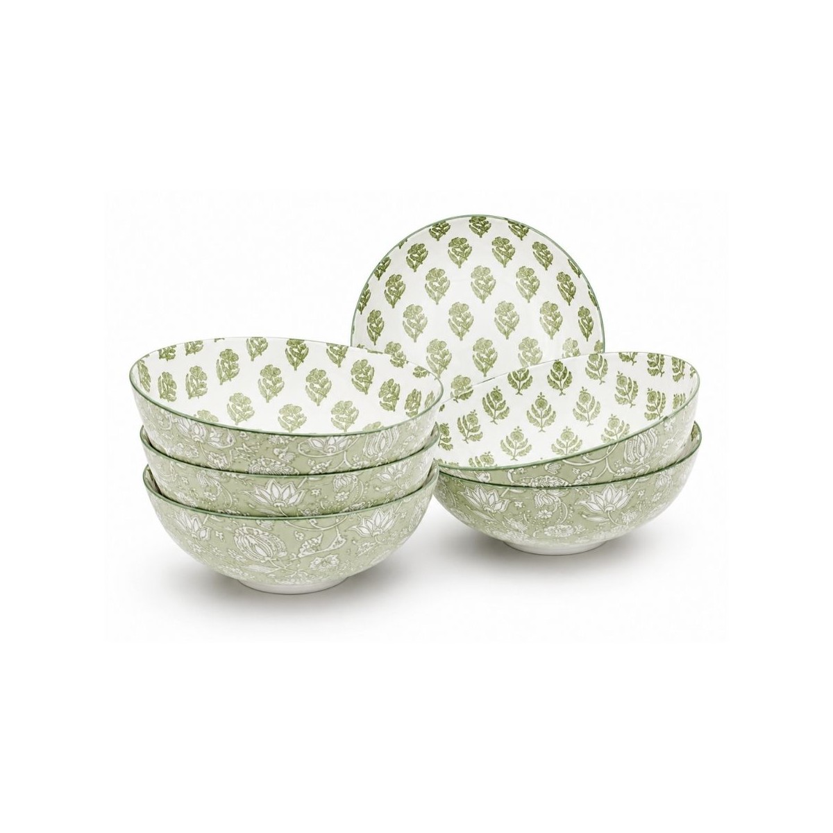 Lot de 6 assiettes creuses, SOLIMAN
