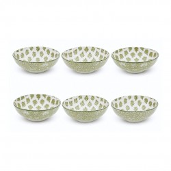 Lot de 6 assiettes creuses, SOLIMAN