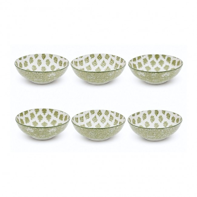Lot de 6 assiettes creuses, SOLIMAN