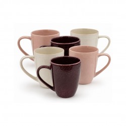 Lot de 6 mugs, TERRA