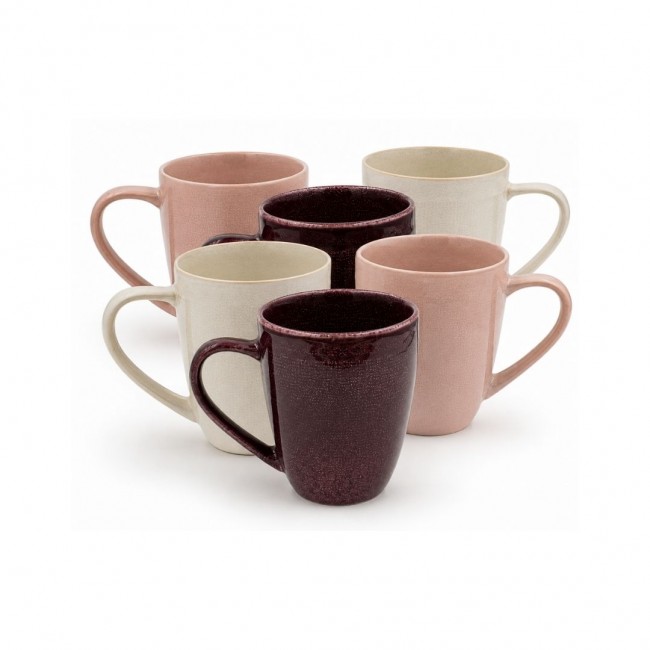 Lot de 6 mugs, TERRA