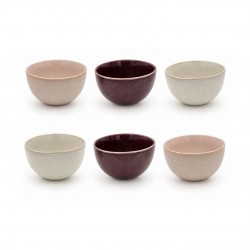 Lot de 6 bols médiums, TERRA