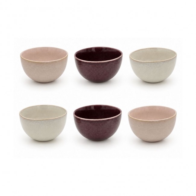 Lot de 6 bols médiums, TERRA