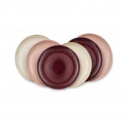 Lot de 6 assiettes à dessert, TERRA