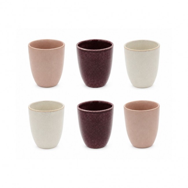 Lot de 6 tasses, TERRA
