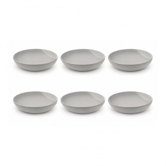 Lot de 6 assiettes creuses, TERRE DE SIENNE