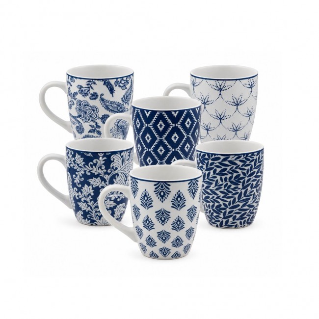 Lot de 6 mugs, MAJORELLE