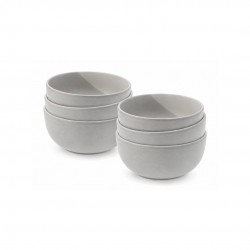 Lot de 6 bols médiums, TERRE DE SIENNE