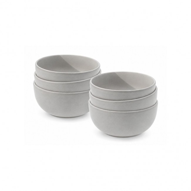 Lot de 6 bols médiums, TERRE DE SIENNE