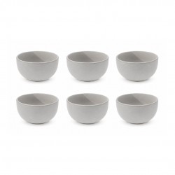Lot de 6 bols médiums, TERRE DE SIENNE