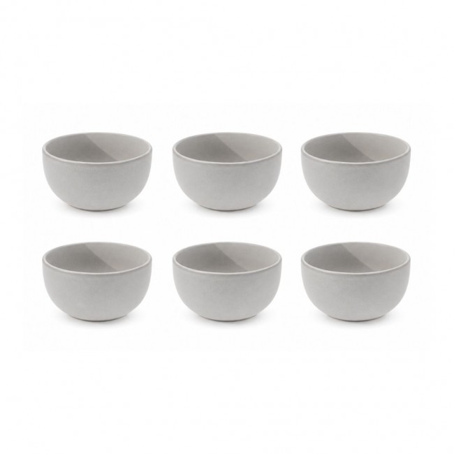 Lot de 6 bols médiums, TERRE DE SIENNE