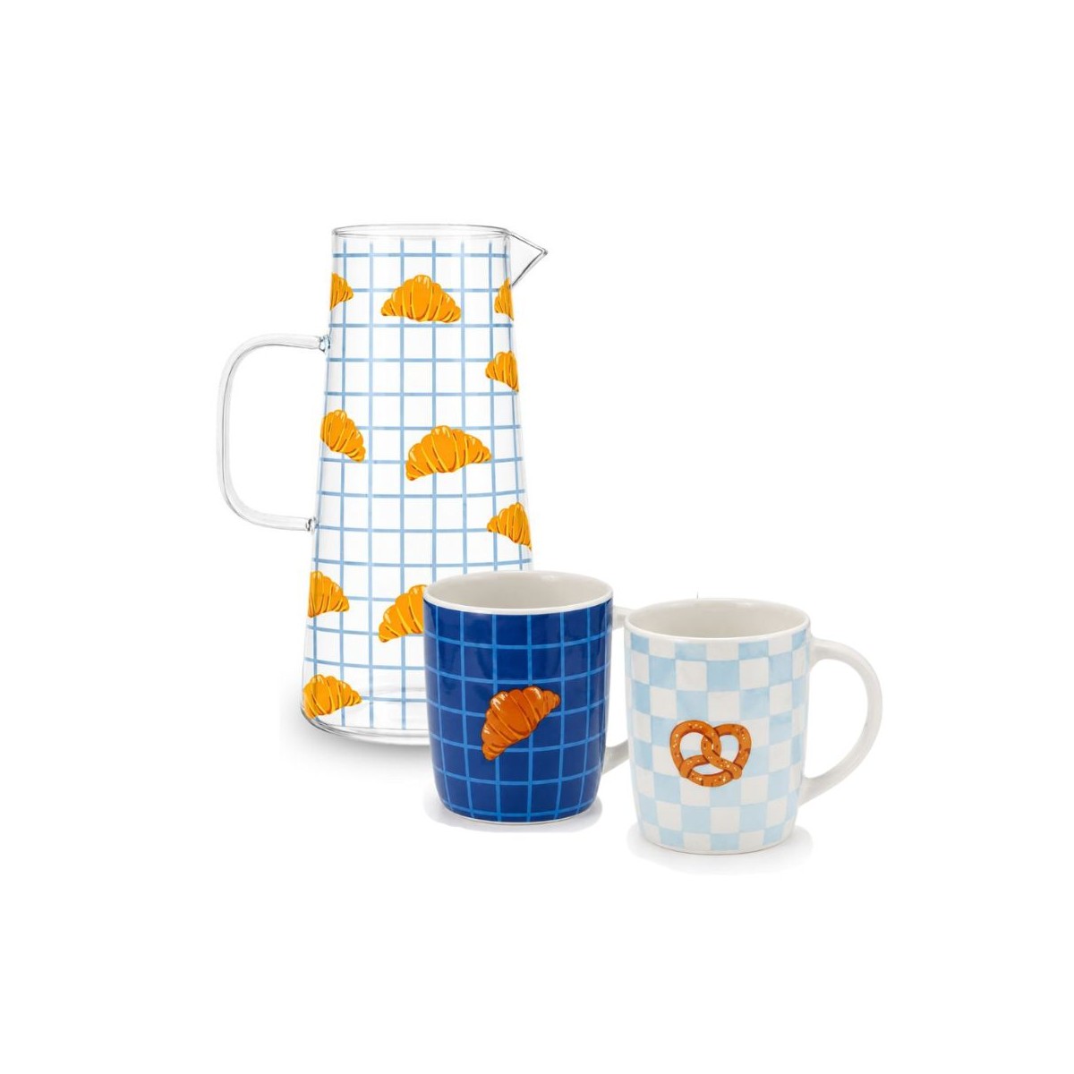 Set Brunch, carafe et Mugs