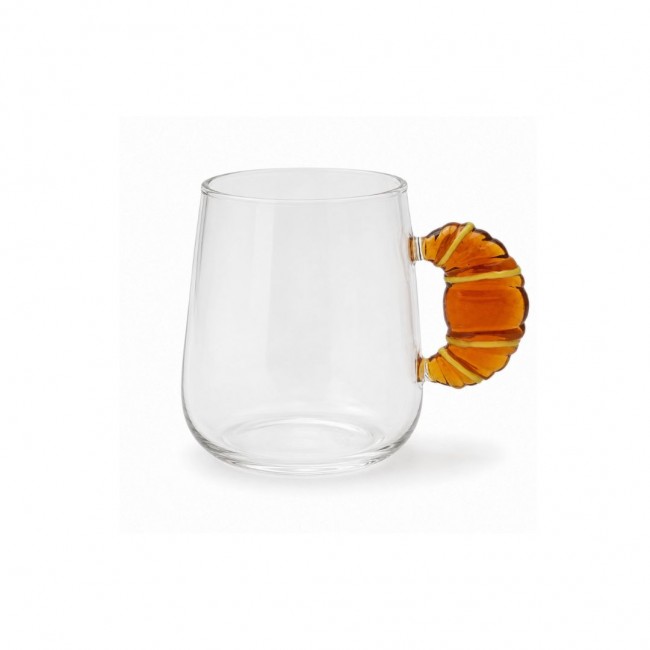 Mug en verre croissant, BEAU BRUNCH