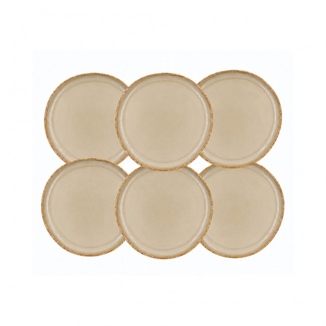 Lot de 6 petites assiettes, DUNE