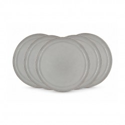 Lot de 6 grandes assiettes, GALET
