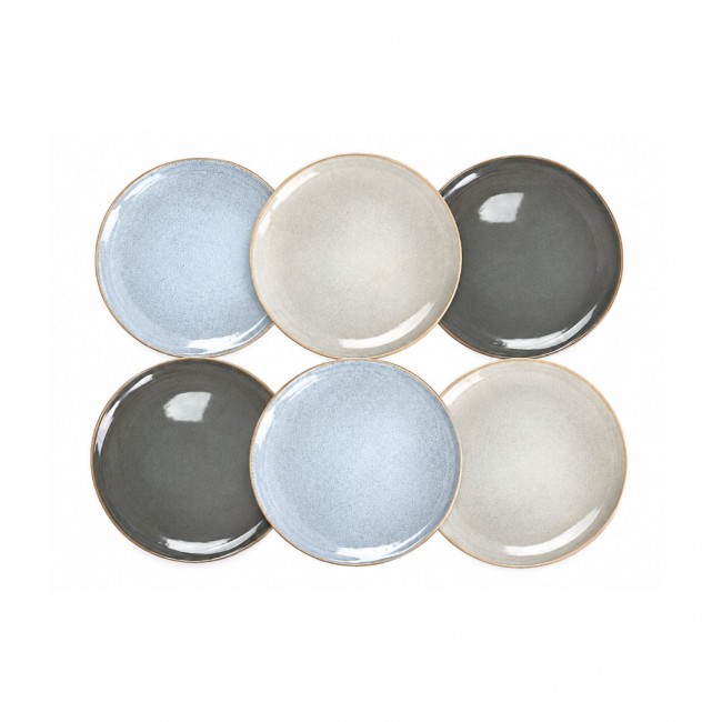Lot de 6 assiettes à dessert, ZAO