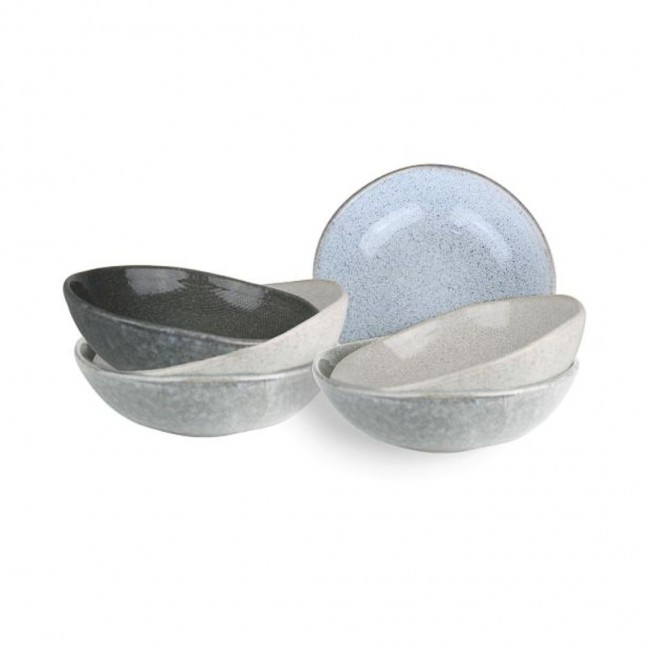 Lot de 6 assiettes creuses, ZAO