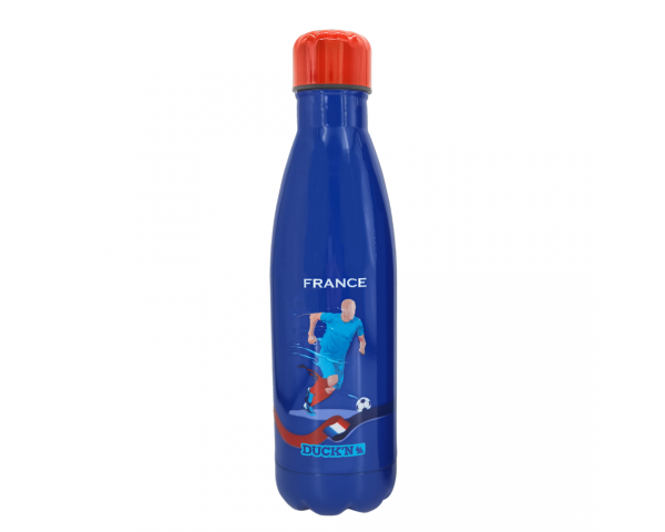 ECBOUT500RE-10 Bouteille Isotherme France finition brillante 500ML, Duck'n ECBOUT500RE-10 Bouteille Isotherme France finition brillante 500ML, Duck'n