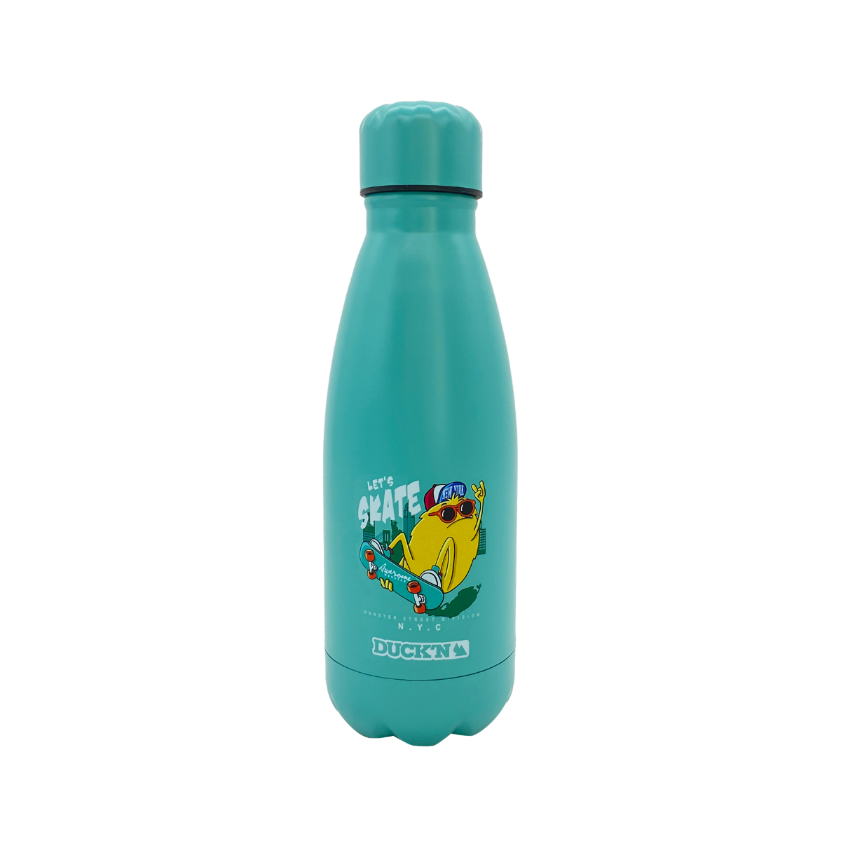 ECBOUT350RE-6 Bouteille Isotherme Skate finition mate 350ML, Duck'n