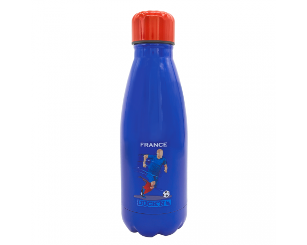 ECBOUT350RE-7 Bouteille Isotherme France Football 350ML, Duck'n ECBOUT350RE-7 Bouteille Isotherme France Football 350ML, Duck'n