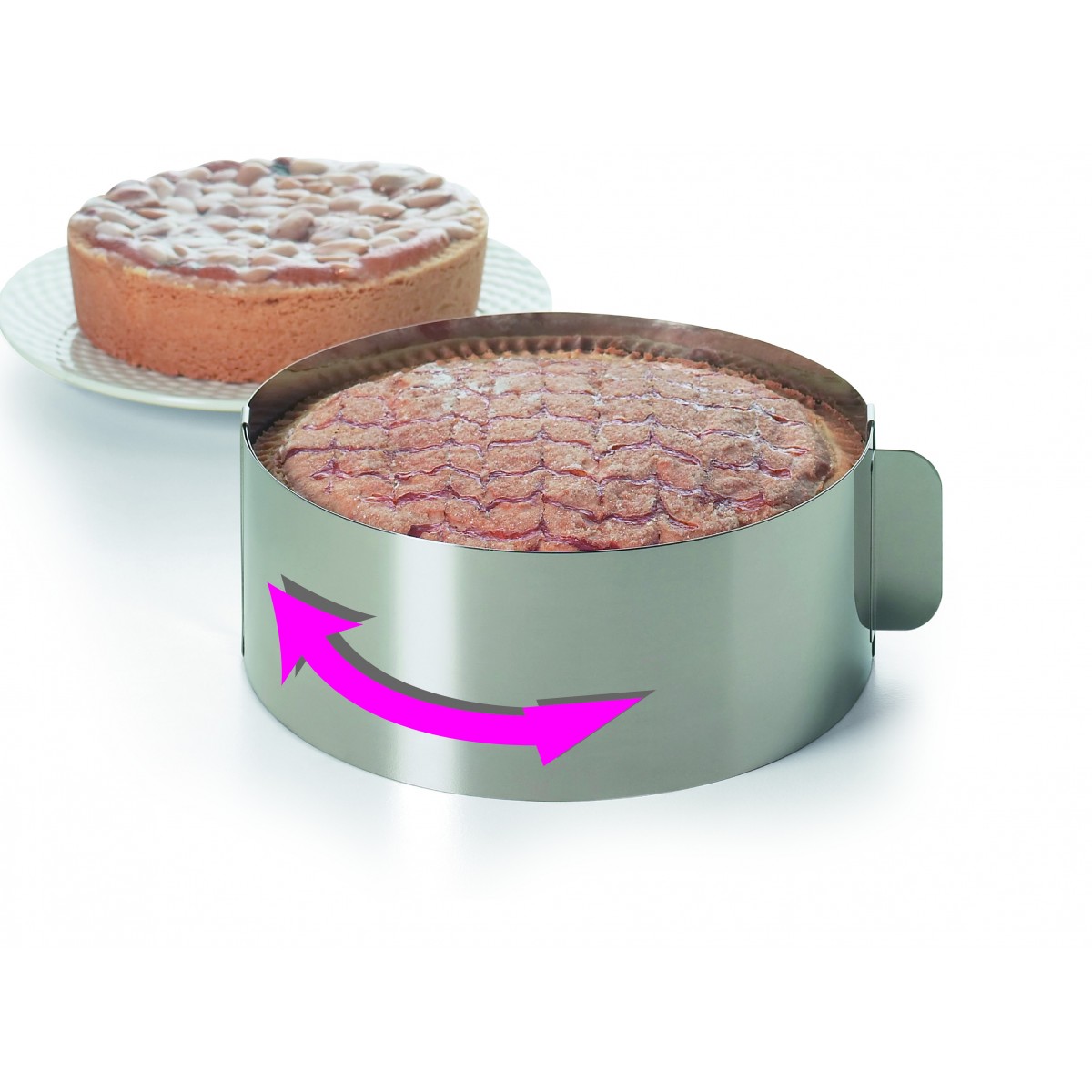 BG-CEREXT Cercle à gâteau extensible, Mes Beaux Gâteaux