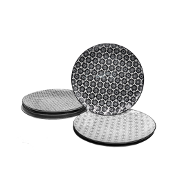 EC-6KOAS21-2 Lot de 6 assiettes à dessert, design 2, KOMAE EC-6KOAS21-2 Lot de 6 assiettes à dessert, design 2, KOMAE